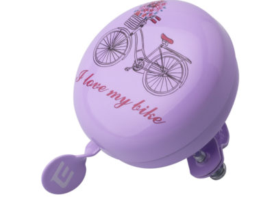 Zvonek Extend fialové kolo