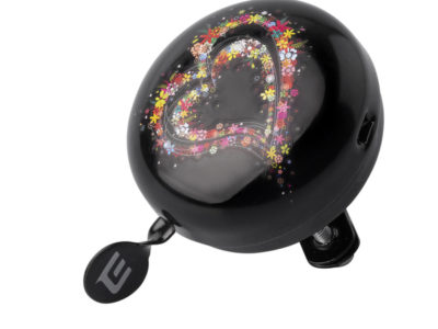 Zvonek Extend černé srdce