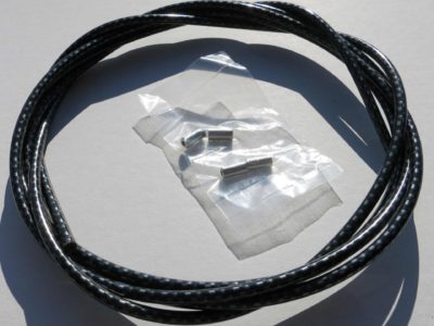 Bowden 2,5m x 5mm - černá metalíza