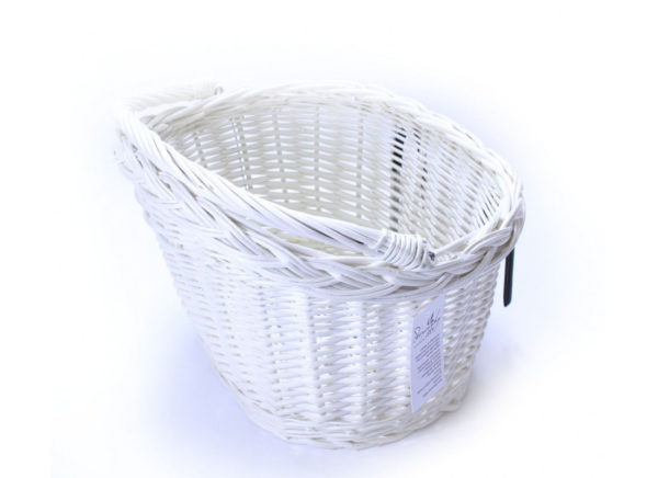 kosik na bicykel exclusive biely