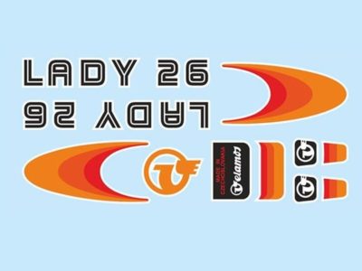 Nálepky na kolo Velamos Lady 26