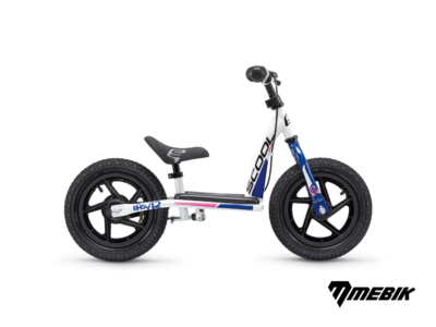 S'COOL Dětské odrážedlo pedeX easy 12 bílo/modro/růžové