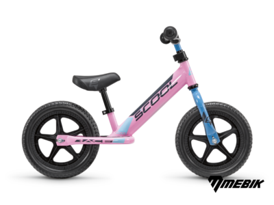S'COOL Dětské odrážedlo pedeX race růžovo/černé