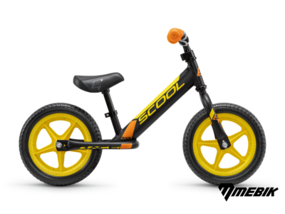 S'COOL Dětské odrážedlo pedeX race černo/žluté